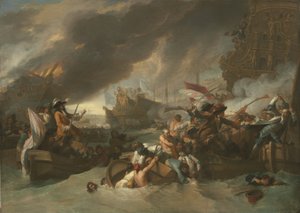 La Bataille de La Hogue, c.1778 - Benjamin West