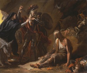La caverne du désespoir - Benjamin West