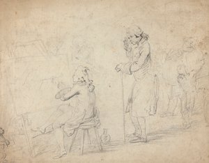 Le connaisseur - Benjamin West