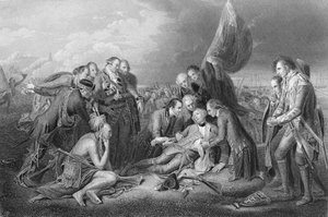 La Mort du général Wolfe, 1759, de 