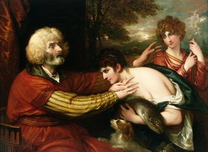 Le retour de Tobias - Benjamin West