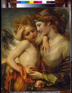 Vénus consolant Cupidon piqué par une abeille - Benjamin West