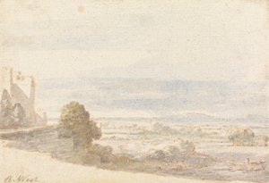 Grand parc de Windsor depuis la terrasse du château - Benjamin West