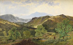 Moel Siabod - dans la vallée du Lledr, 1871 - Benjamin Williams Leader