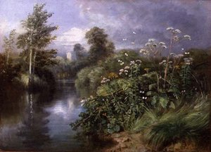 Les rives de la rivière - Benjamin Williams Leader