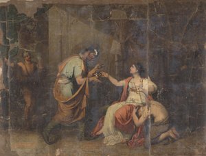 La mort de Sophonisba, reine de Numidie