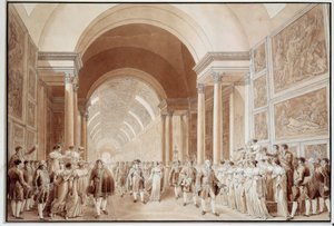 Vue du cortège nuptial de Napoléon Ier (1769-1821) avec l