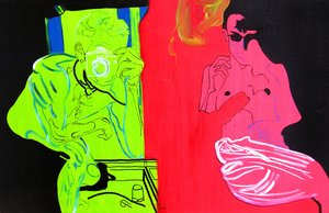 Fin du voyage, Palm Springs, 2003 (huile sur toile) - Benoit Erwann Boucherot