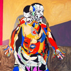 Homme debout, 2016 (oil on canvas)
