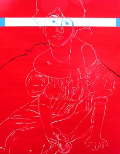 Miss N. 2, 2000 (huile sur toile)