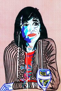 Passager 9, 2020 (acrylique sur papier japonais sérigraphié) - Benoit Erwann Boucherot