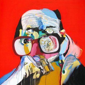 Surportrait : Hervé Guibert  Marguerite Duras, 2005 (oil on canvas)