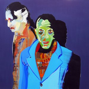Surportrait : Trois migrants  Sébastien, 2020 (oil on canvas) - Benoit Erwann Boucherot
