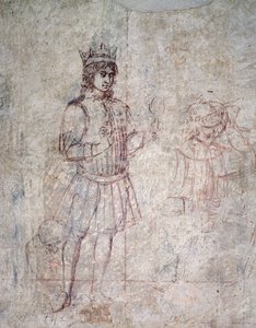 Adoration des Mages (détail de sinopia)