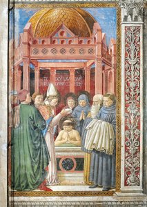 Baptême de Saint Augustin (détail)