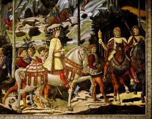 Le voyage des rois mages - Benozzo di Lese di Sandro Gozzoli