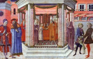 Présentation de Marie au Temple (détail) - Benvenuto di Giovanni