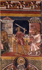 Le Massacre des Innocents par Berlinghieri, Berlinghiero (ca 1175-1235/42) - Berlinghiero (fl.1228 36) Berlinghieri