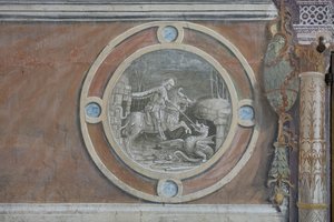 Saint Georges tuant le dragon - Bernadino Zenale