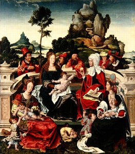 La Sainte Parenté - Bernaert van (circle of) Orley