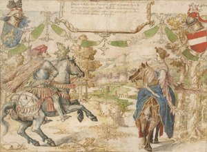 Otto, comte de Nassau et sa femme Adelheid van Vianen - Bernaert van Orley