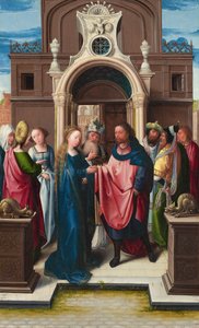 Le Mariage de la Vierge, vers 1513. - Bernaert van Orley