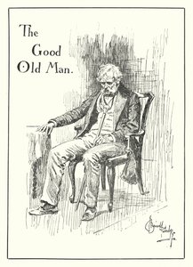 Le bon vieil homme (gravure) - Bernard (after) Partridge
