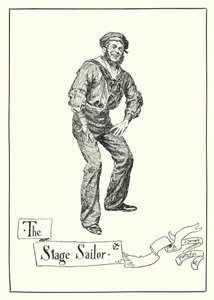 Le marin de scène (gravure) - Bernard (after) Partridge