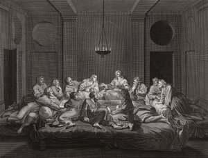 Jésus-Christ et les apôtres à la Cène - Bernard (after) Picart