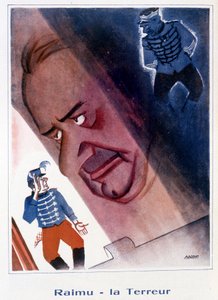 Raimu : La Terreur - Illustration par Bernard Becan dans Fantasio du 15/11/1932 - Bernard Becan