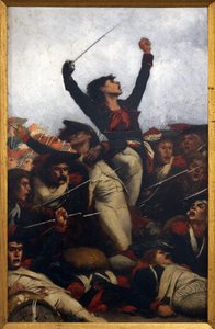 La barricade, scène de la Commune - Bernard Boutet de Monvel