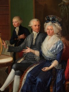 (détail) du Portrait de la famille Villers