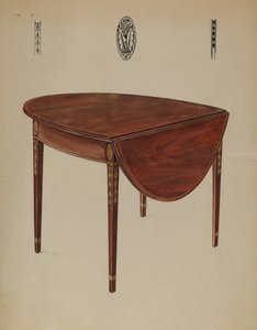 Table Pembroke (à abattant) - Bernard Gussow