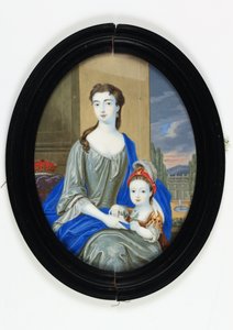 Lady Catherine Darnley, Duchesse de Buckingham (émail)