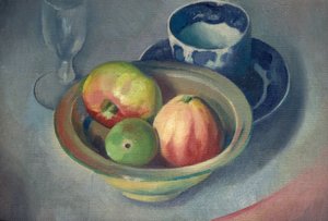Nature morte avec pommes - Bernard Meninsky
