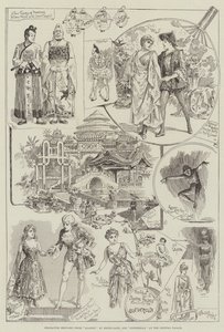 Croquis de personnages d