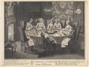 La célébration du repas de la Pâque - Bernard Picart