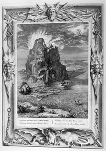 Encelade en bataille au Mont Etna (gravure)