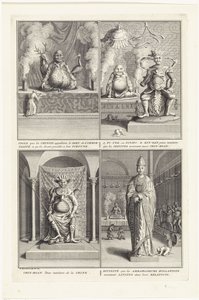 Quatre dieux chinois, 1728
