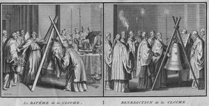 Le Baptême de la Cloche et Bénédiction de la Cloche, 1724 - Bernard Picart