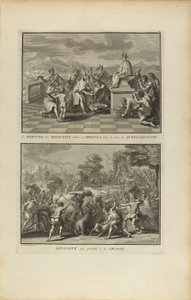 Le Mercure Des Mexicains Adoré.../Divinite qui Preside a la Chasse - Bernard Picart
