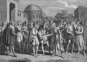 Manière dont Lyncas marie ceux de son sang, 1723 - Bernard Picart