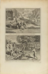 Manière dont les Sauvages.../Danse des Sauvages de Paria - Bernard Picart
