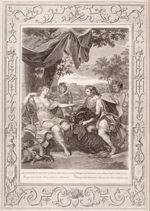 Méléagre présente la tête du sanglier à Atalante, 1731 - Bernard Picart