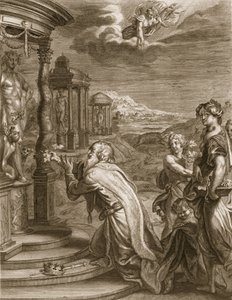 Œnée, roi de Calydon, ayant négligé Diane dans un sacrifice est puni pour son impiété, 1731