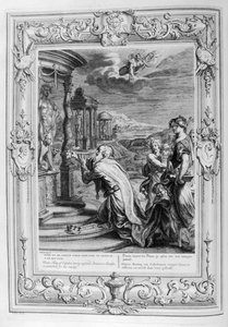 Œnée, roi de Calydon, fait un sacrifice aux dieux