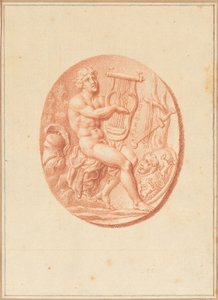 Un des six camées avec des sujets mythologiques et classiques - Bernard Picart