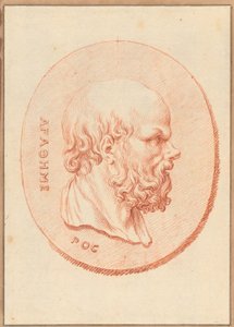Un des six camées avec des sujets mythologiques et classiques