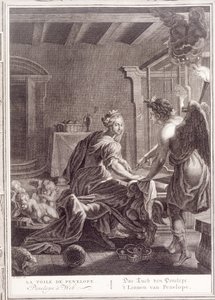 Pénélope à son métier, 1731 - Bernard Picart