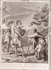 Phinée est Délivré des Harpies par Calais et Zétès, 1731 - Bernard Picart